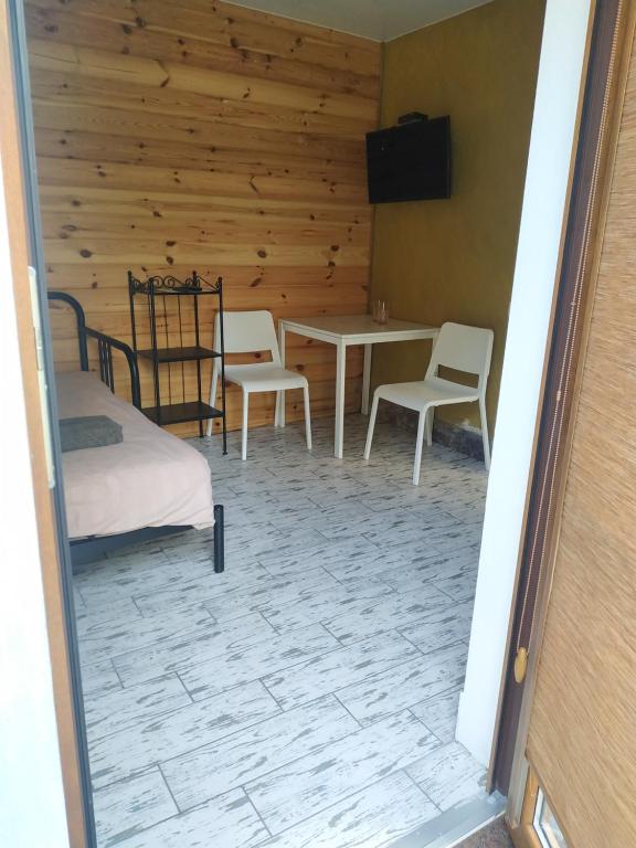 TV a/nebo společenská místnost v ubytování Svitiaz Griada