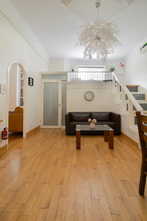 Posedenie v ubytovaní Stylish 2 bedroom apartment Morsztynowska street