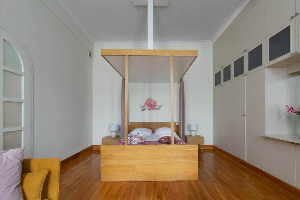 Posteľ alebo postele v izbe v ubytovaní Stylish 2 bedroom apartment Morsztynowska street