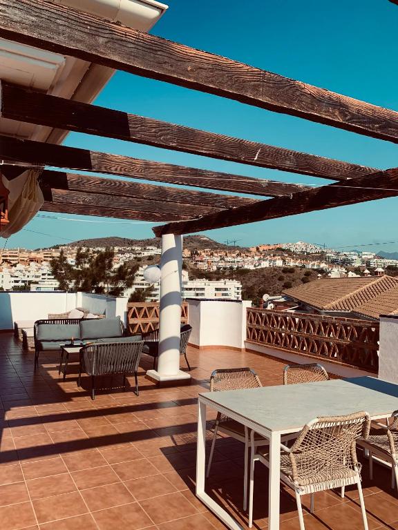 Balkón nebo terasa v ubytování Penthouse with exceptionel view, Miraflores
