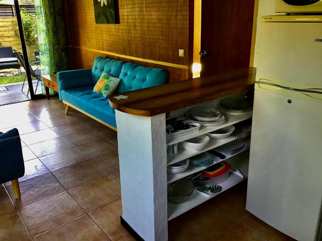 Kuchyň nebo kuchyňský kout v ubytování Fare Juliette