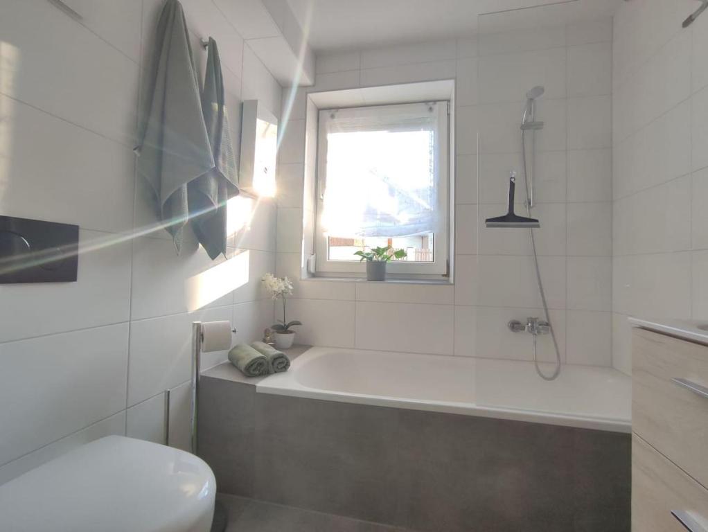 Koupelna v ubytování Ferienwohnung Großalber