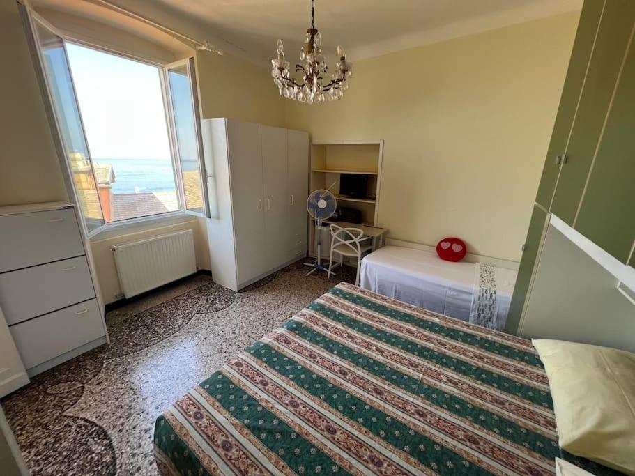 Letto o letti in una camera di Vasto apt panoramico 3 min mare