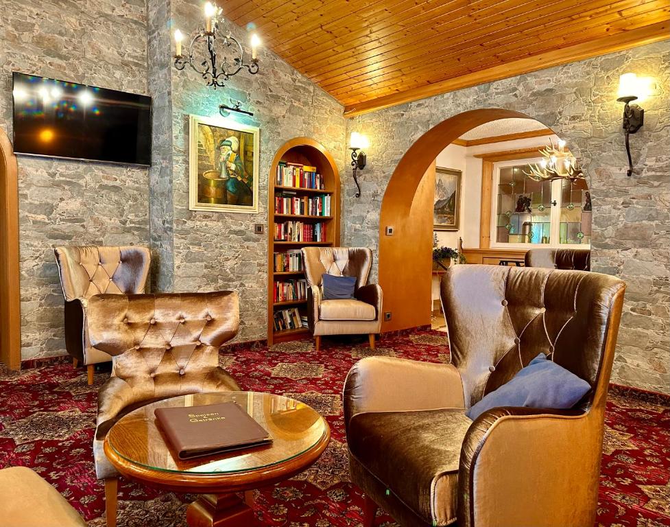 Posezení v ubytování Hotel Bergland