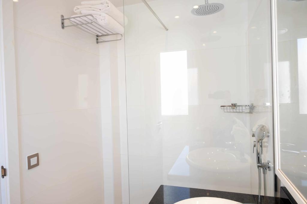 Koupelna v ubytování Villa privada en Corralejo