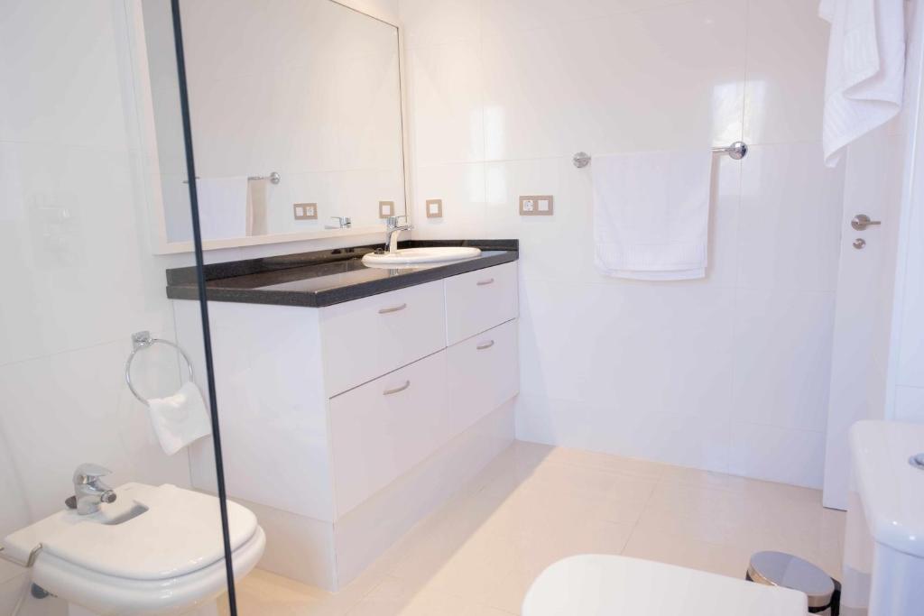 Koupelna v ubytování Villa privada en Corralejo