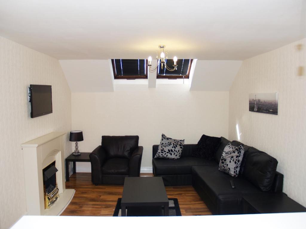 Posezení v ubytování Niddry Street Apartments Edinburgh