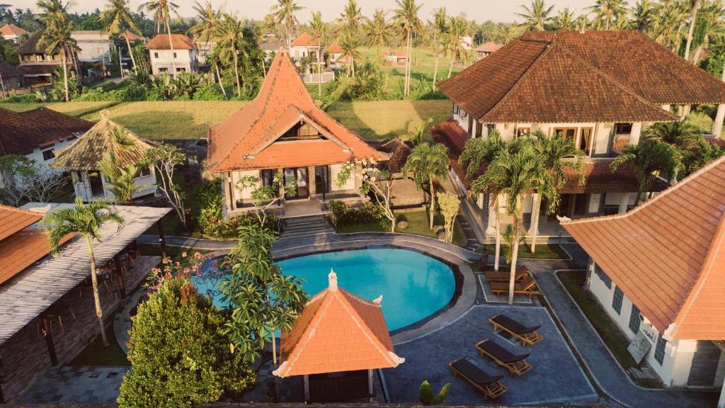Bazén v ubytování Arbathu Villa Ubud nebo v jeho okolí