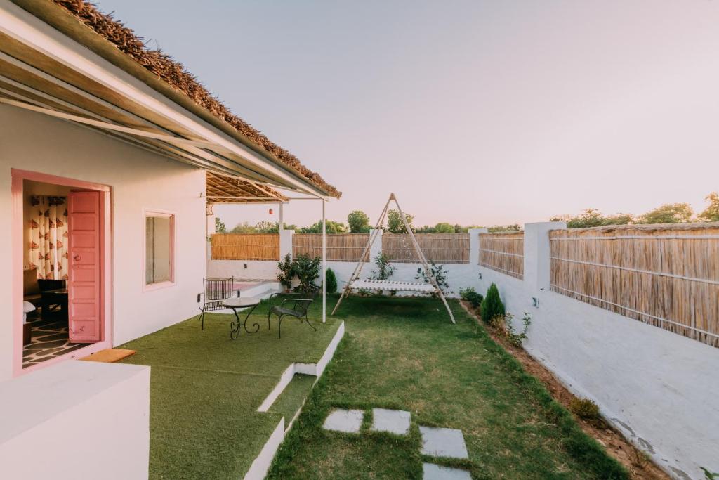 Zahrada ubytování The Luxe Pushkar - A Luxury Farmstay in Pushkar