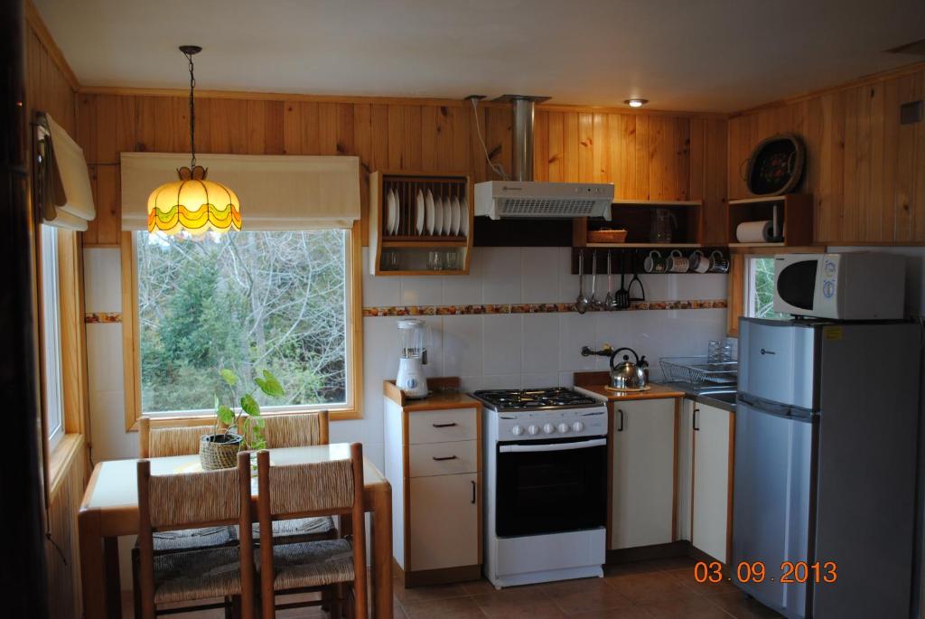 Cucina o angolo cottura di Cabañas Trayen