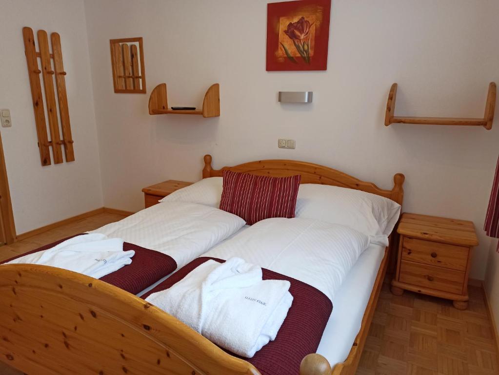 Posteľ alebo postele v izbe v ubytovaní Appartementhaus Fink