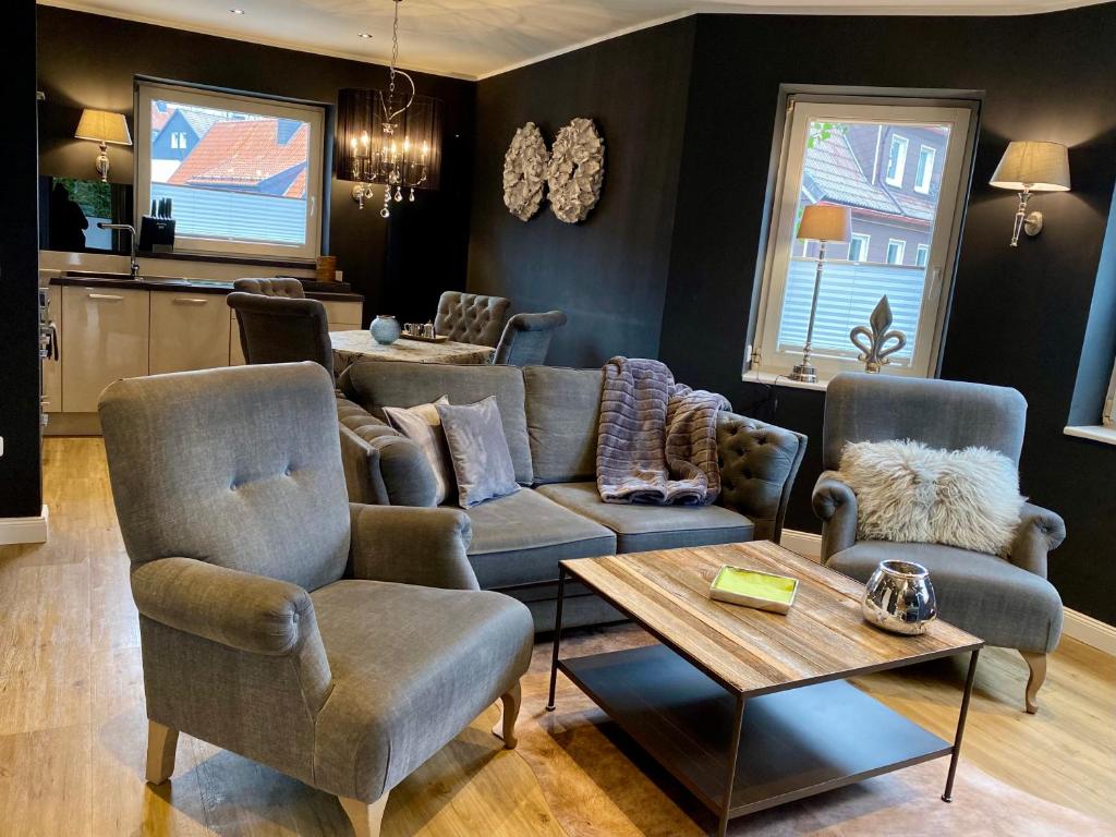Posezení v ubytování country-suites by verdino LIVING - Apartments & Privatzimmer