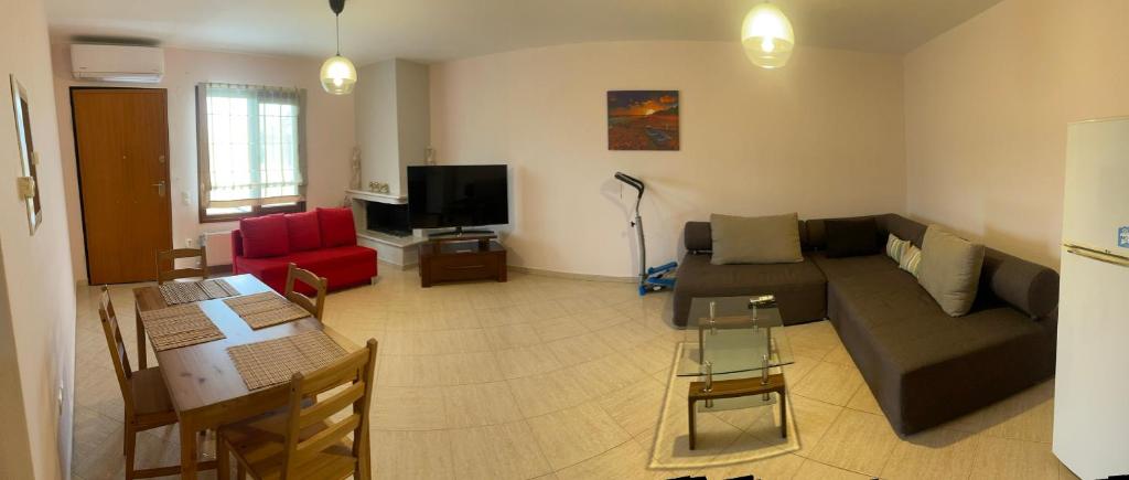 TV a/nebo společenská místnost v ubytování Serenity House