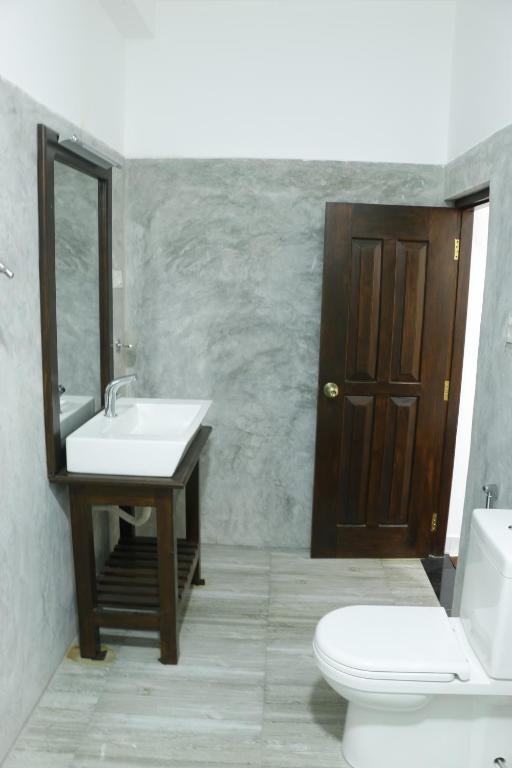 Koupelna v ubytování Jungle Villa