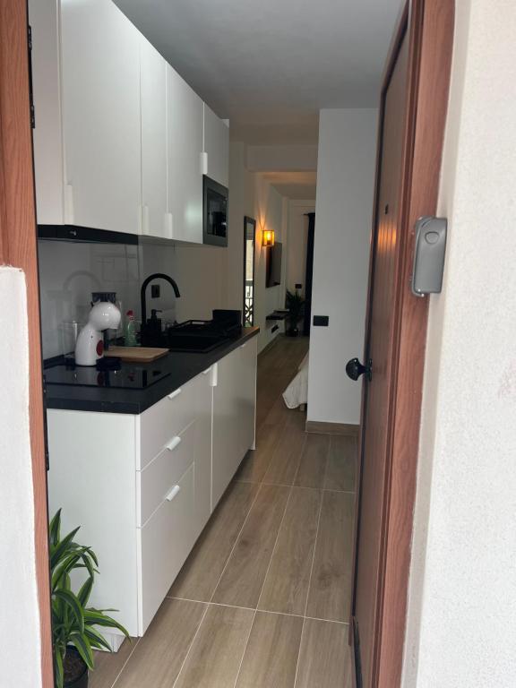Kuchyň nebo kuchyňský kout v ubytování Tu apartamento en vacaciones