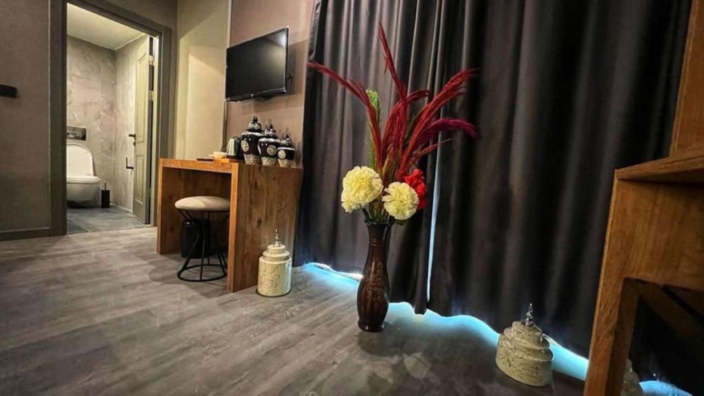 TV a/nebo společenská místnost v ubytování İstanbul City Airport Hotel