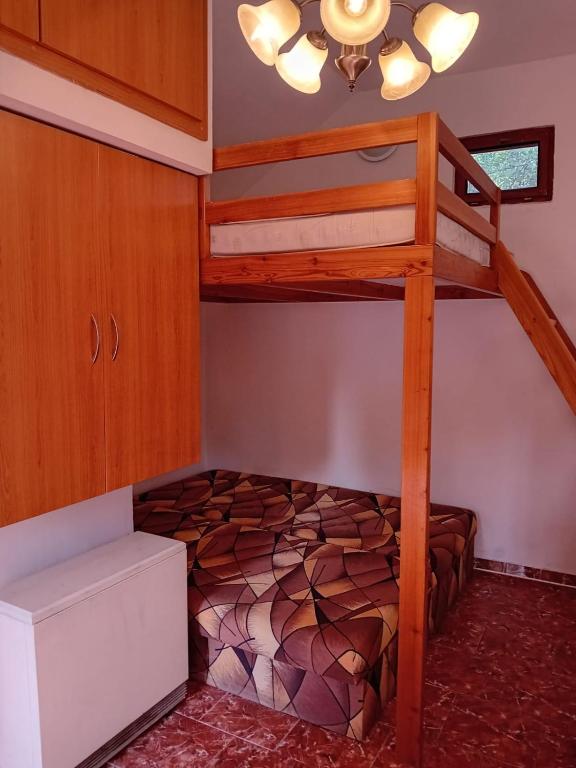 Postel nebo postele na pokoji v ubytování Apartmánová chata Martina