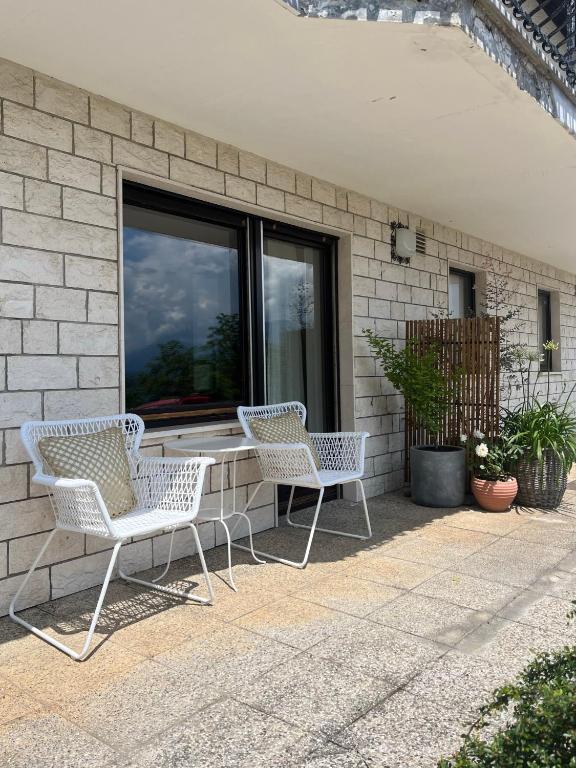 Siseõu või muu väliala majutusasutuses Lakeview Guesthouse & Chalet Bled