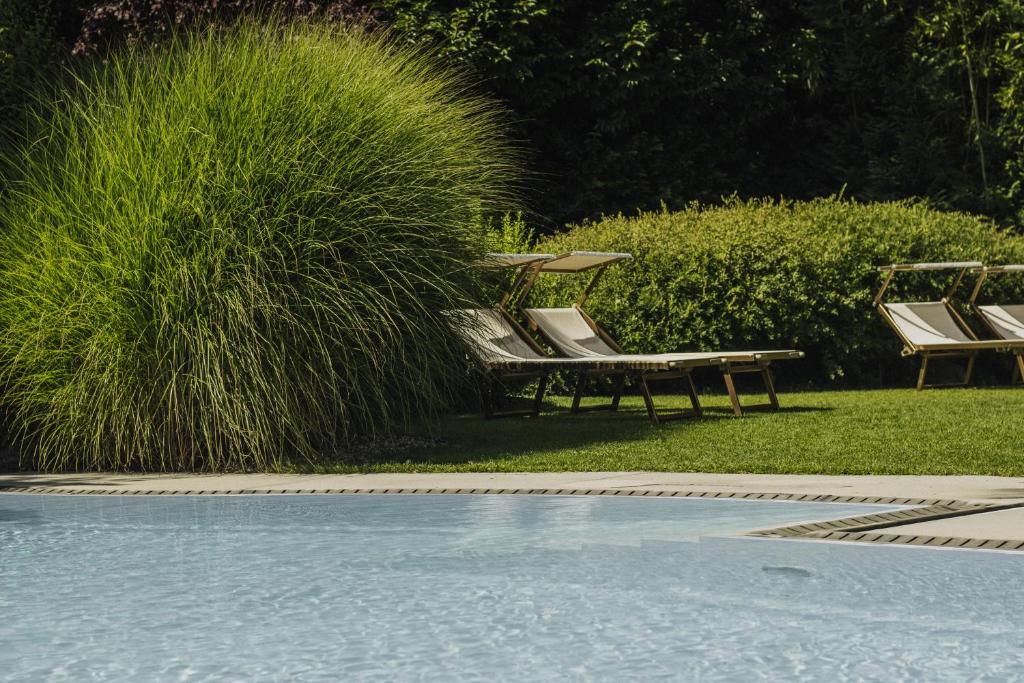 Bazén v ubytování Klein Fein Hotel Anderlahn nebo v jeho okolí