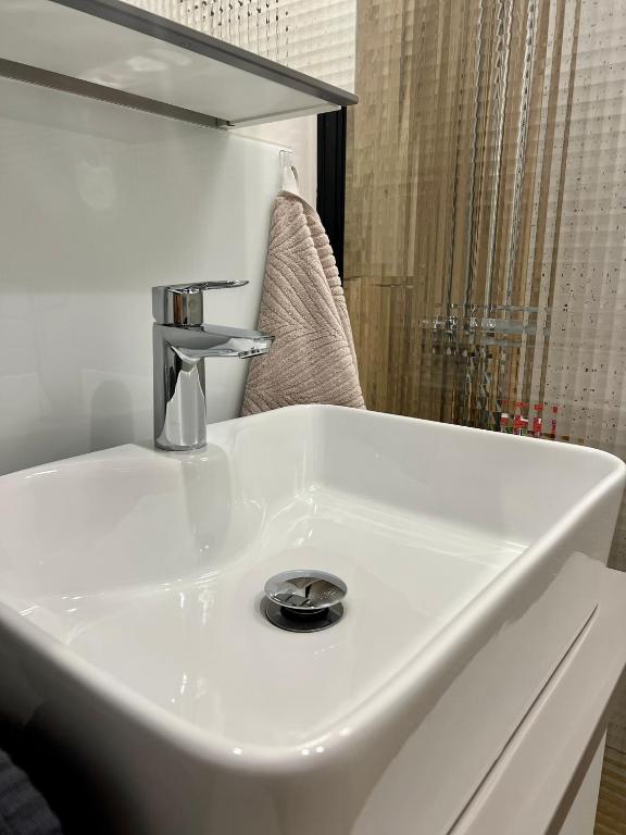Koupelna v ubytování Apartament Harmony