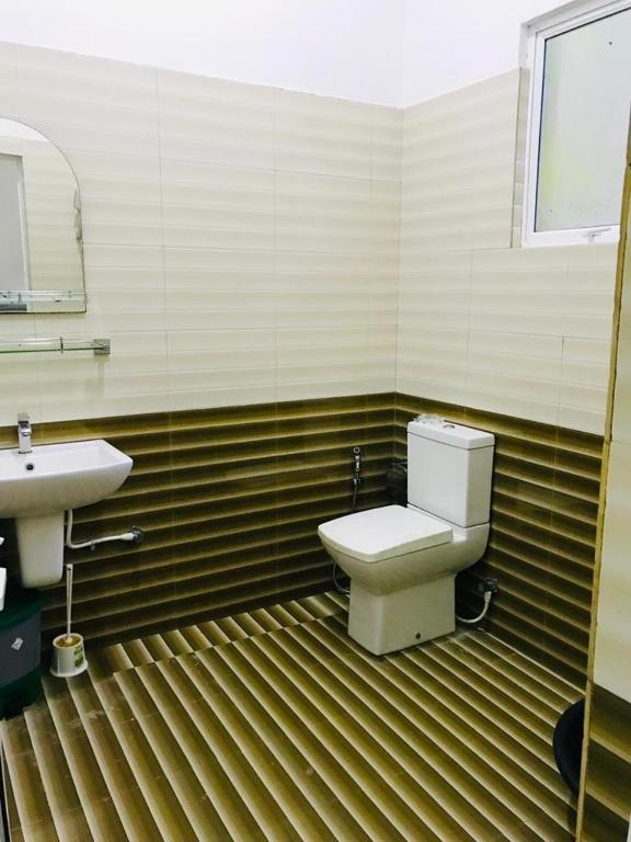 Koupelna v ubytování Green jade Inn Mirissa
