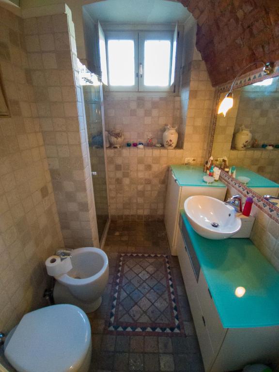 Koupelna v ubytování CASA DI LUCA