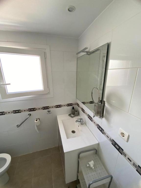 Kúpeľňa v ubytovaní Casa de Las Palmeras