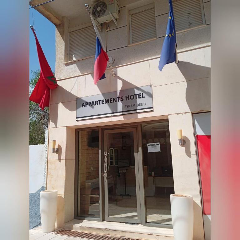 Exteriér nebo vchod ubytování APPARTEMENTS HOTEL PYRAMIDES