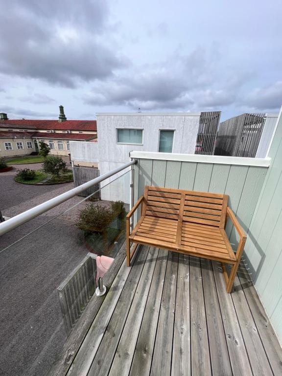 Balkón nebo terasa v ubytování Mellbystrand Björkvägen Apartment