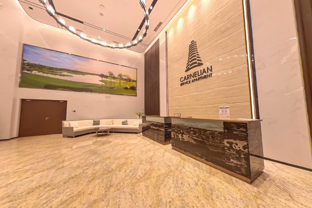 Ruang duduk di Carnelian Tower - Sea View FC4215