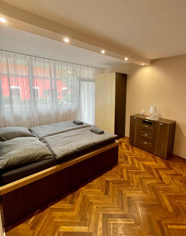 Postel nebo postele na pokoji v ubytování Apartmán VS Františkovy Lázně