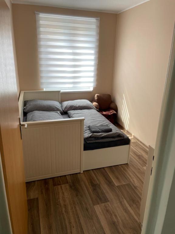 Postel nebo postele na pokoji v ubytování Apartmán VS Františkovy Lázně