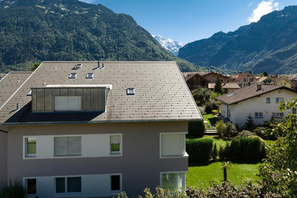 Nespecifikovaný výhled na hory nebo výhled na hory při pohledu z apartmánu