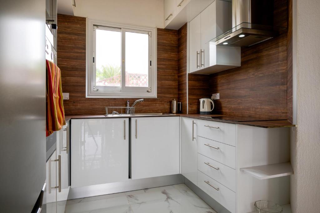 Kuchyň nebo kuchyňský kout v ubytování Apollo Beach Villa 63