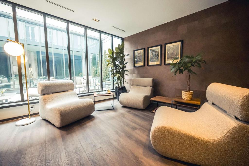 Posezení v ubytování Best Western Premier de La Poste & Spa