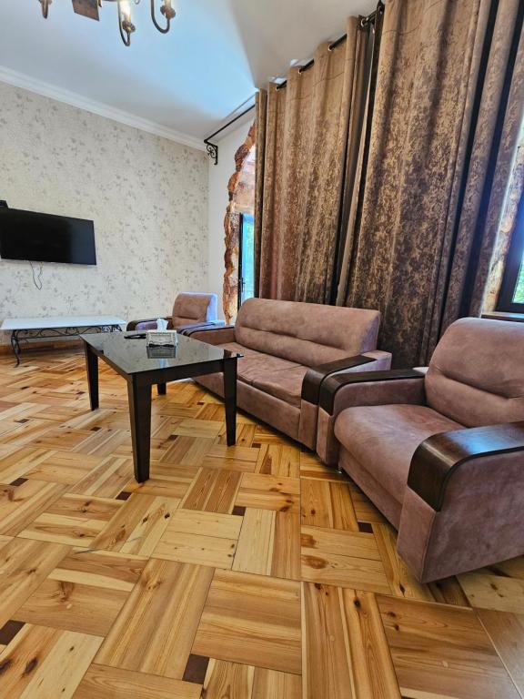Posezení v ubytování Via Gyumri