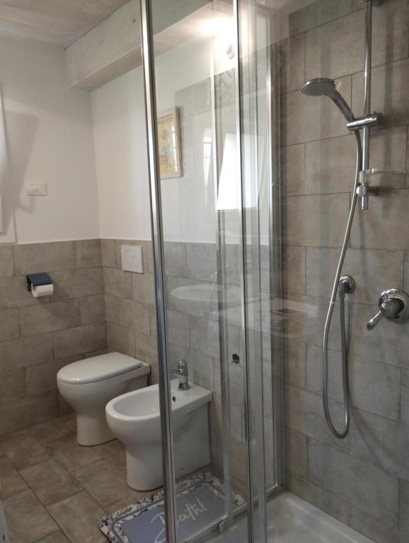 Koupelna v ubytování B&B La Dolce Riva