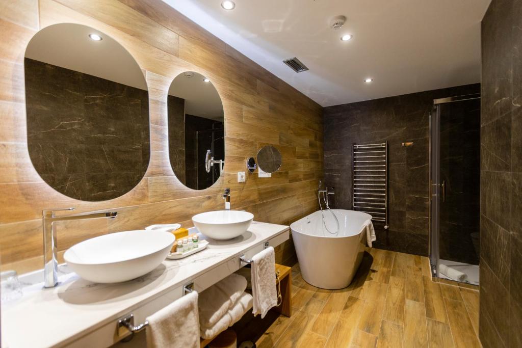 Koupelna v ubytování Hotel O Cabazo