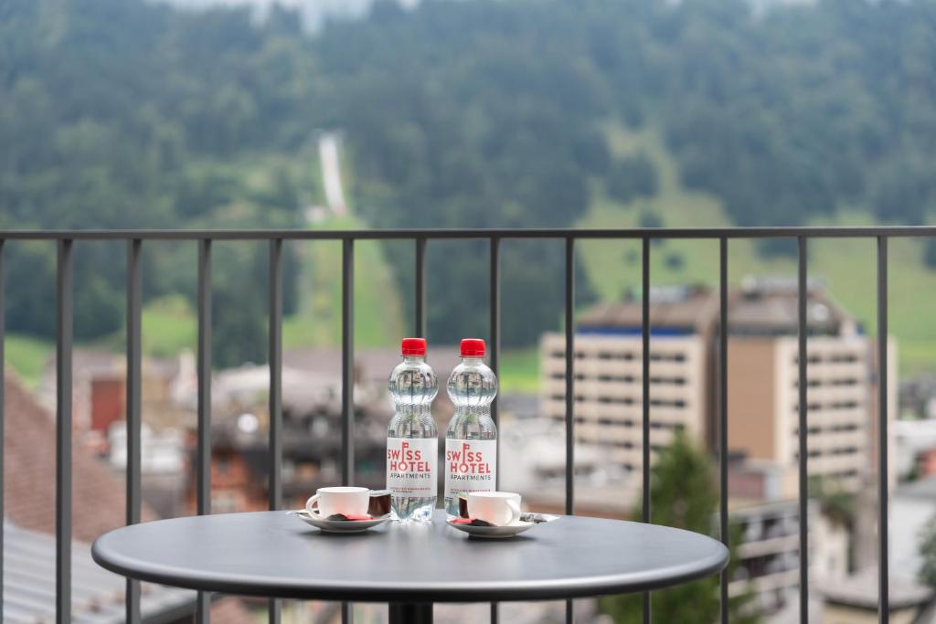 Nápoje v ubytování Swiss Hotel Apartments - Engelberg