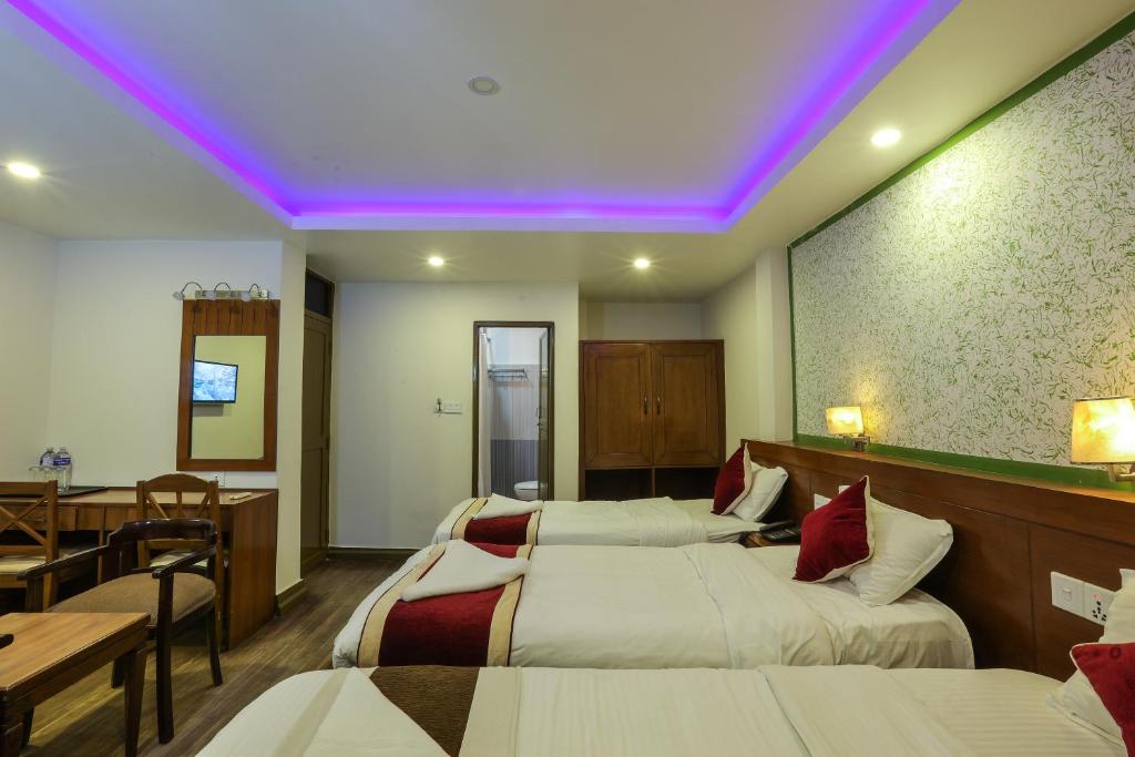 Postel nebo postele na pokoji v ubytování Hotel Sekai