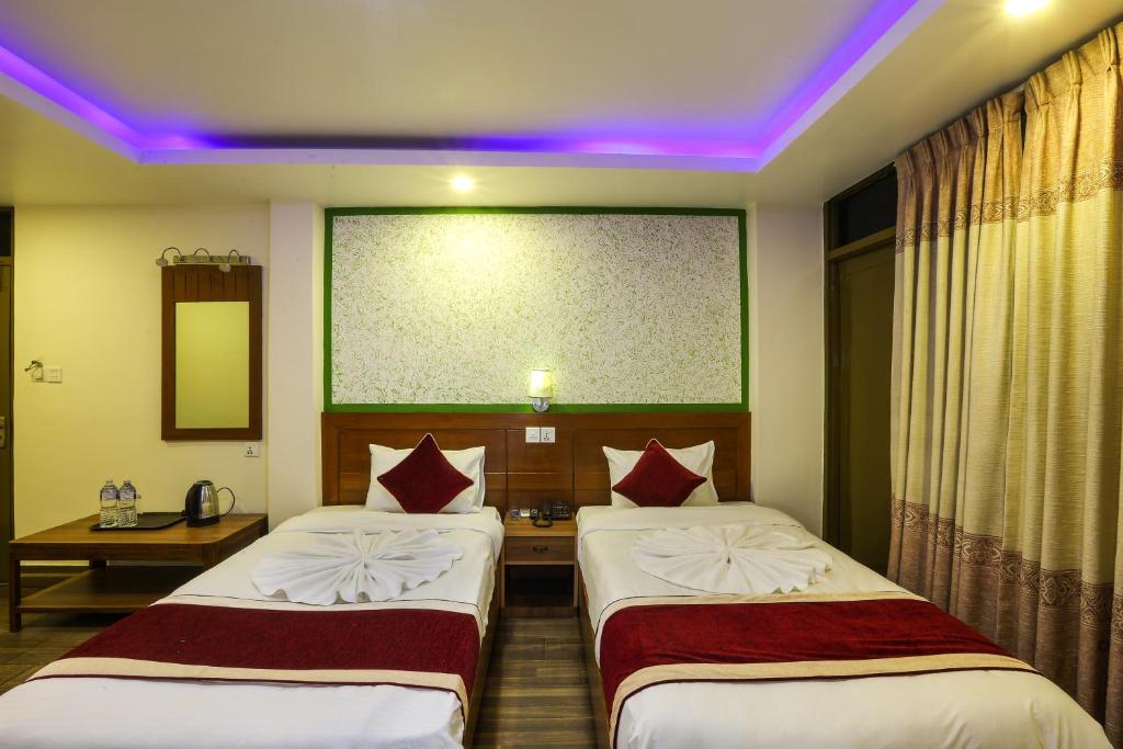 Postel nebo postele na pokoji v ubytování Hotel Sekai
