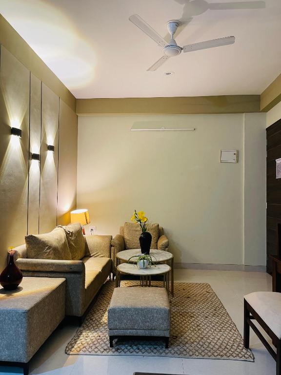 Posezení v ubytování BedChambers Serviced Apartment, Medicity