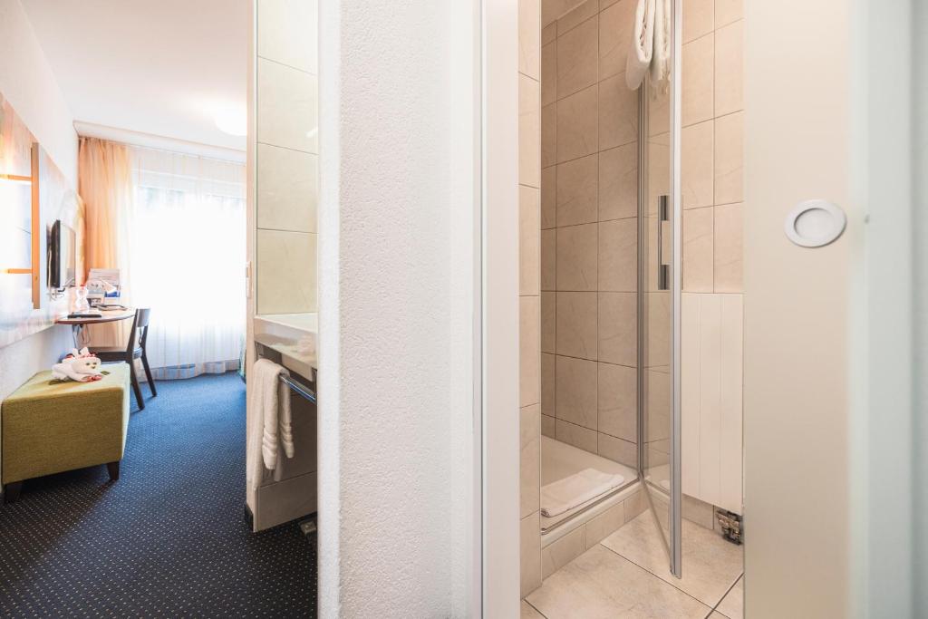 Koupelna v ubytování Hotel Seehof Superior