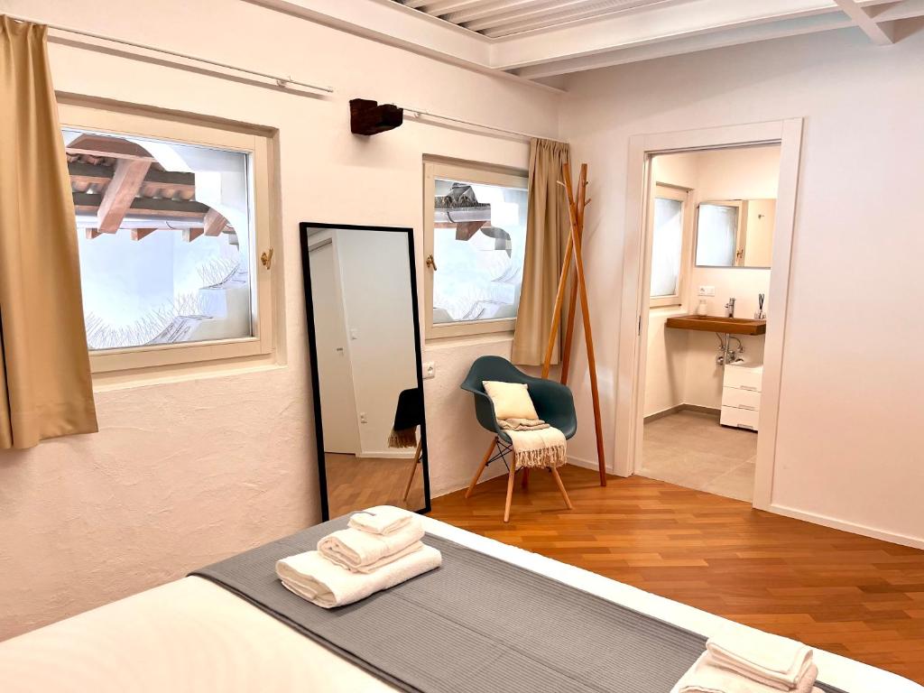Postel nebo postele na pokoji v ubytování Streiter Rooms