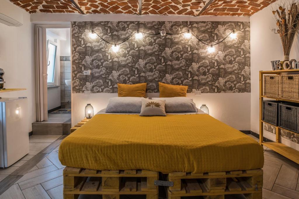 Łóżko lub łóżka w pokoju w obiekcie Il Martinetto Bed & Breakfast