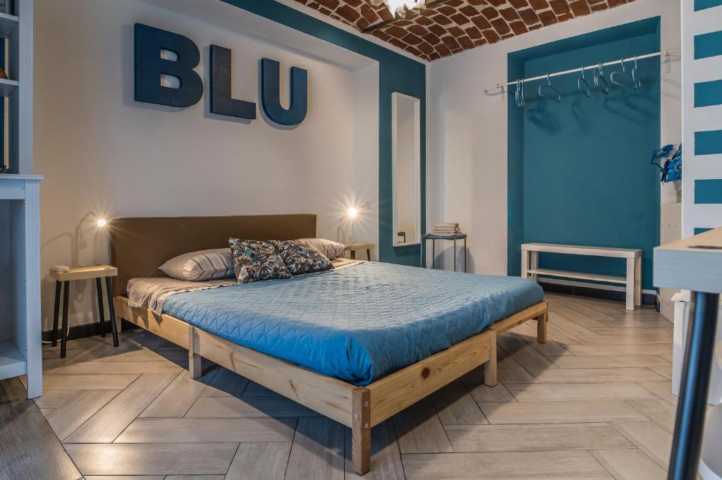 Łóżko lub łóżka w pokoju w obiekcie Il Martinetto Bed & Breakfast