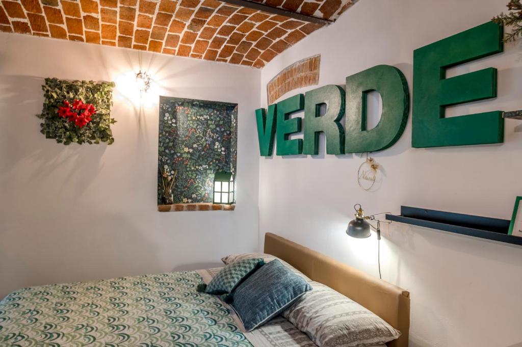 Łóżko lub łóżka w pokoju w obiekcie Il Martinetto Bed & Breakfast