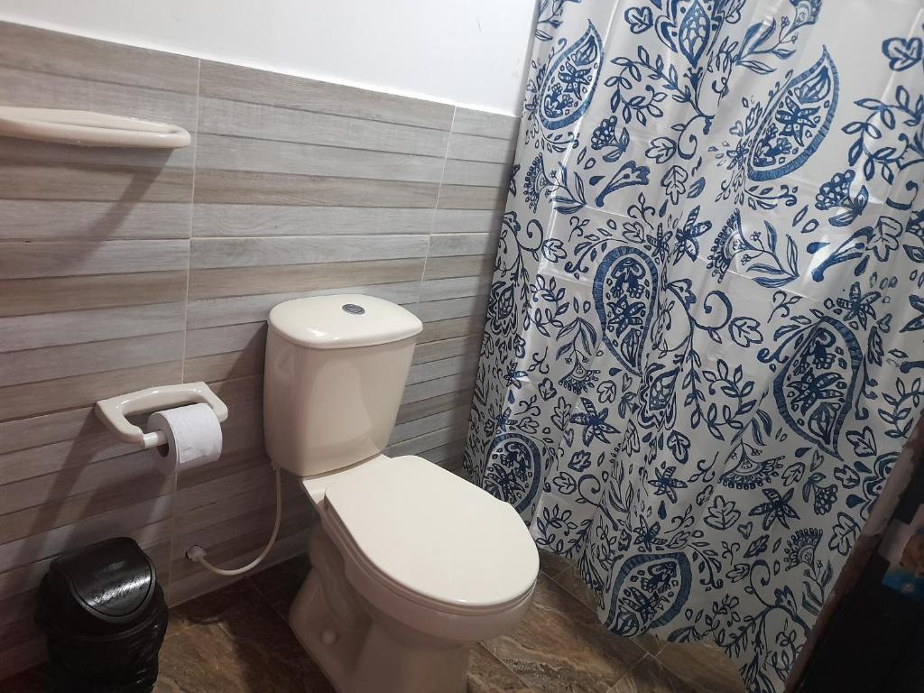 Koupelna v ubytování apartaestudios el jardin 2