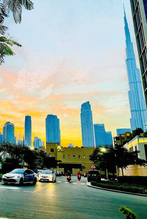 Burj Khalifa and full Dubai mall view 1BR deluxe apartment by White Elephant Holiday home