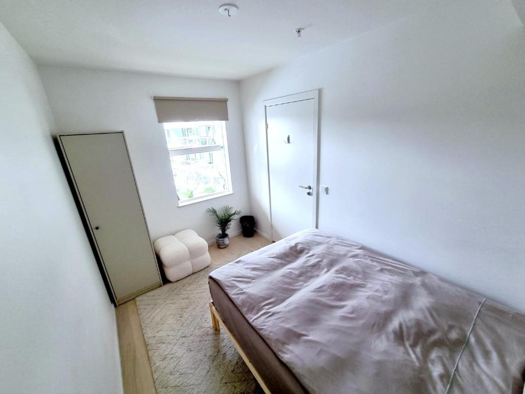 Postel nebo postele na pokoji v ubytování Private room in shared Modern Apartment - Oslo Hideaway